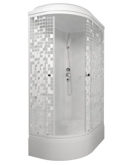 Душевая кабина Triton Коралл В3 ДН4 120x80 правая (мозаика)