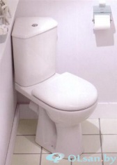 Унитаз угловой VITRA Arkitekt в комплекте с сиденьем, 9754B003-7201 угловой