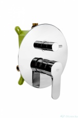 Смеситель Armatura HEXA RING 35 встраиваемый на 3 выхода 3529-410-00