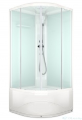 Душевая кабина Domani-Spa 80x80 Delight 88 hight матовая/белая