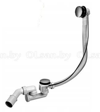 Сифон для ванны McAlpine HC31M-N1 полуавтоматический, хром