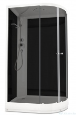 Душевая кабина Domani-Spa 120x80 Delight 128 L тонированная/черная
