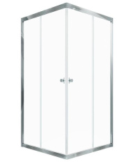 Душевой уголок Triton ДШ Вента Хром А1 80х80 хром/прозрачное