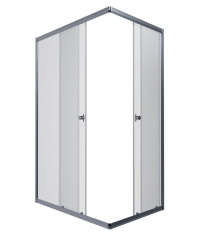Душевой уголок Triton ДШ Вента Хром А1 100х80 хром/прозрачное