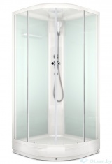 Душевая кабина Domani-Spa 100x100 Delight 110 матовая/белая