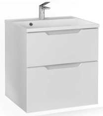 Тумба для умывальника RAVAL Wector 60x45 подвесная белая