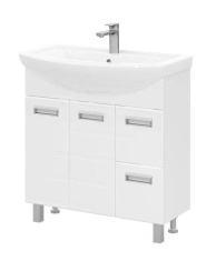 Тумба VOLNA Joli 80.2D.2Y с умывальником Балтика 80