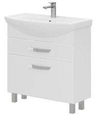 Тумба напольная VOLNA Onda 80.2Y с умывальником Балтика 80