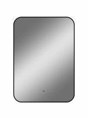 Зеркало КОНТИНЕНТ Torry Black LED 600x700