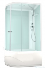 Душевая кабина Domani-Spa 120x80 Delight 128 hight R матовая/белая