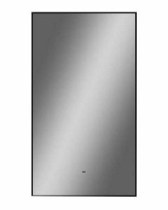 Зеркало КОНТИНЕНТ Amer Black LED 600x1000