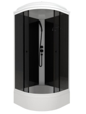 Душевая кабина Triton Грэй-Блэк 90x90 В (тонированная)