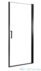 Душевая дверь распашная ROXEN ASTRA 90x195 прозрачное/черный профиль