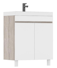 Тумба напольная VOLNA Conty 70.2D с умывальником Lake 70