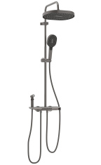 Душевая стойка Asten Readle AR2002-GR с гигиеническим душем (оружейная сталь/графит)