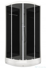 Душевая кабина Domani-Spa 100x100 Delight 110 тонированная/черная