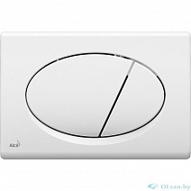 Кнопка управления ALCAPLAST (ALCADRAIN) M70 (белая)